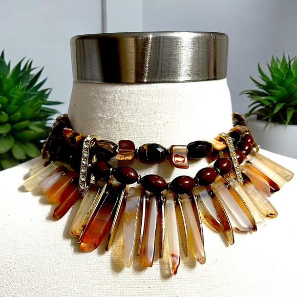 Beautiful Beaded Tortoise Necklace & Gold-Tone Set - Picture 13 of 16